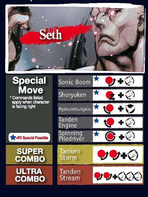 Street Fighter 4 Seth