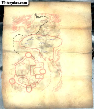 Mapa del tesoro del Fuerte Neugrad