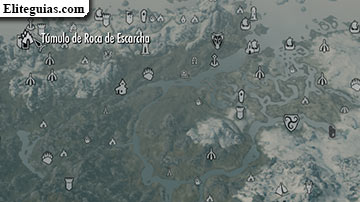 mapa de Túmulo de Roca de Escarcha