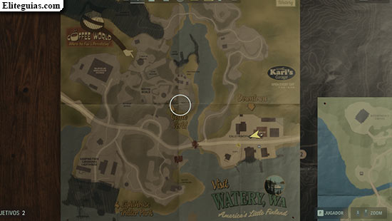 Mapa de Watery