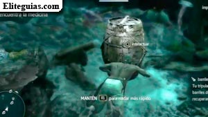 Buceo en busca de medicinas