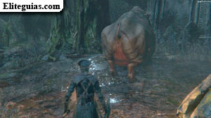 Cerdo gigante en el Bosque Prohibido
