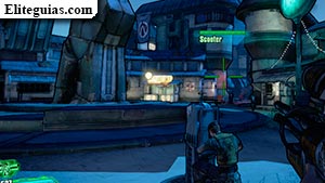 Scooter en el mecanismo de ignici&oacute;n
