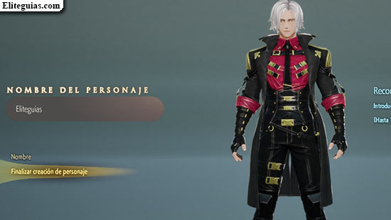Editor de personaje