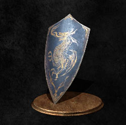 Escudo con emblema de dragón