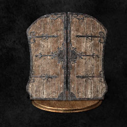 Escudo de puerta gigante