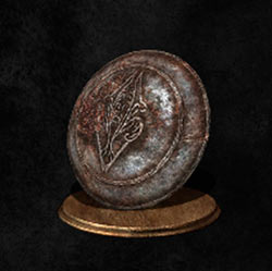 Escudo redondo de hierro
