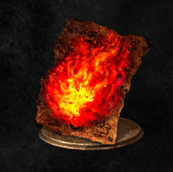 Gran orbe de fuego del caos