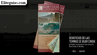 Beneficios de las termas de Bear Creek