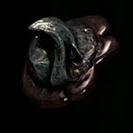 Fragmento de piedra mercurio