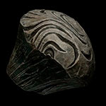 Fragmento de piedra tenue