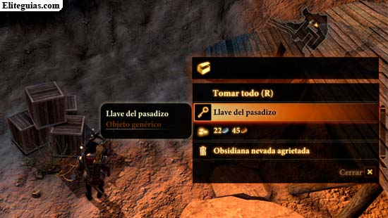 Llave del pasadizo