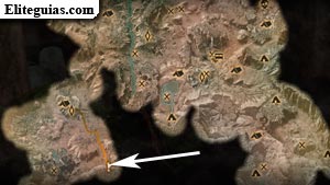Mapa de cueva del campo