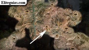 Mapa de una cascada