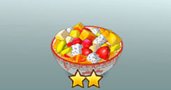 Gelatina de frutas frescas
