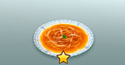 Sopa de marisco refrescante