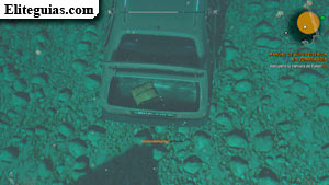 Coche de Fallon hundido