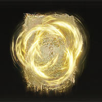 Anillo de luz en capas