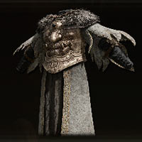 Armadura de monje de la llama negra