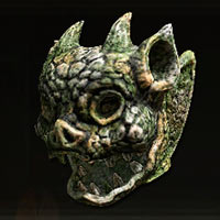 Cabeza colmilluda de diablillo