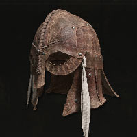 Casco de cuero