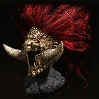 Casco de la Melena Roja de Radahn