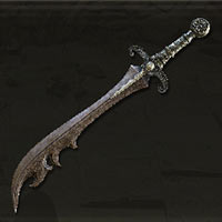 Espada de guerrero astado