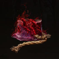 Grasa de sangre con hilo