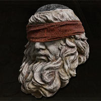Máscara de piedra refulgente de Hierodas