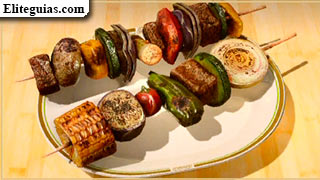 Brocheta a la cazadora