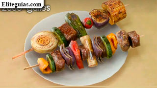 Brocheta barbacoa