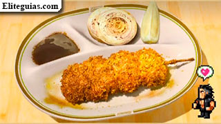Brocheta empanada