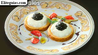 Canapé de caviar