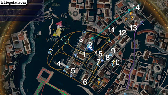 Mapa de los chocobitos