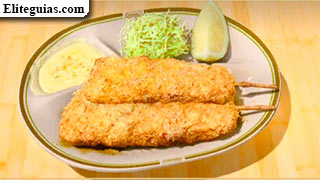 Pincho de escalope marino