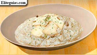 Risotto de setas estofadas