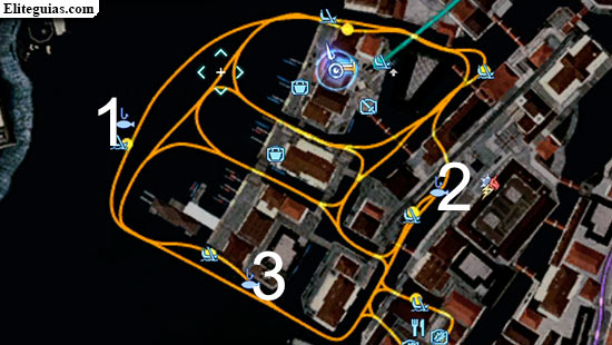 Zonas de pesca de Altissia