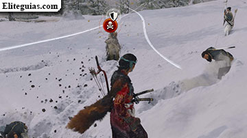 Pena en la nieve
