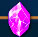 Fragmento de adamantina morado