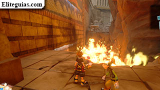 pared fuego