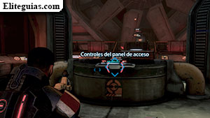 Controles del panel de acceso