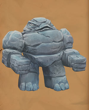 G&oacute;lems de piedra