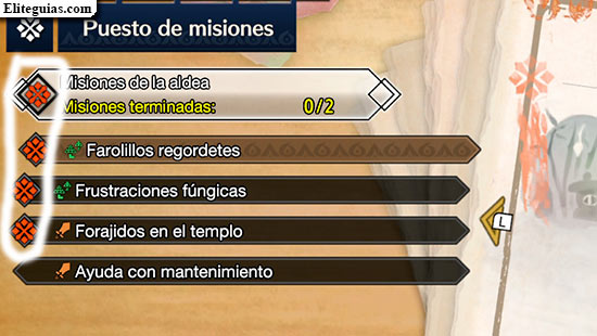 Misiones clave