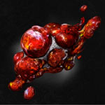 Tar solidificado