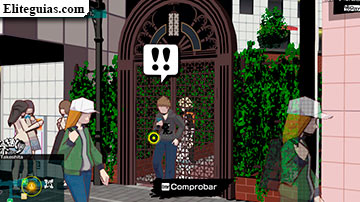 individuo bloqueando la puerta