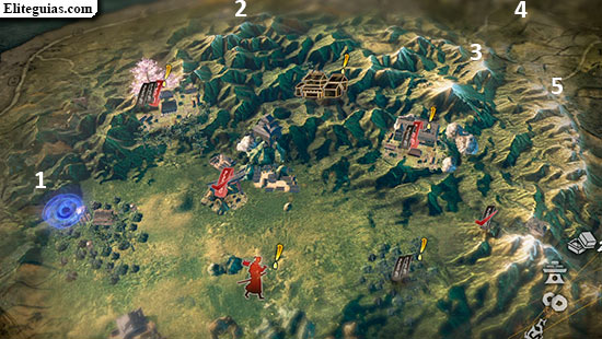 Objetos ocultos del mapa