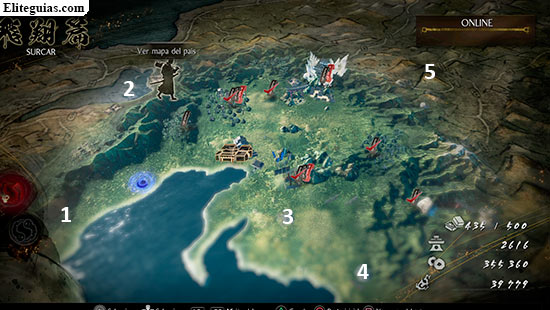 Objetos ocultos del mapa