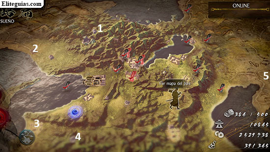 Objetos ocultos del mapa