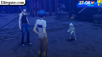 Koromaru y Junpei