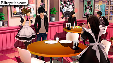 cafetería de sirvientas